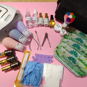 KIT03: Shellac Mani-Pedi Kit with Spa & LED Lamp for Seniors (include EBook, Video)